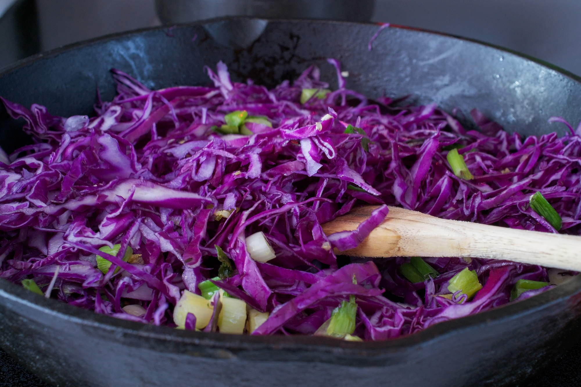 Rotkohl Pfanne